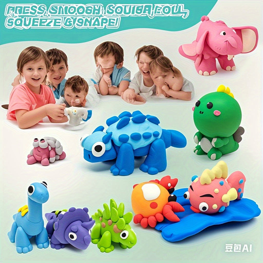 Air Dry Clay Kit for Halloween Crafts - Soft Modeling Foam for Kids & Adults