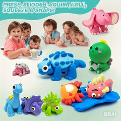 Air Dry Clay Kit for Halloween Crafts - Soft Modeling Foam for Kids & Adults