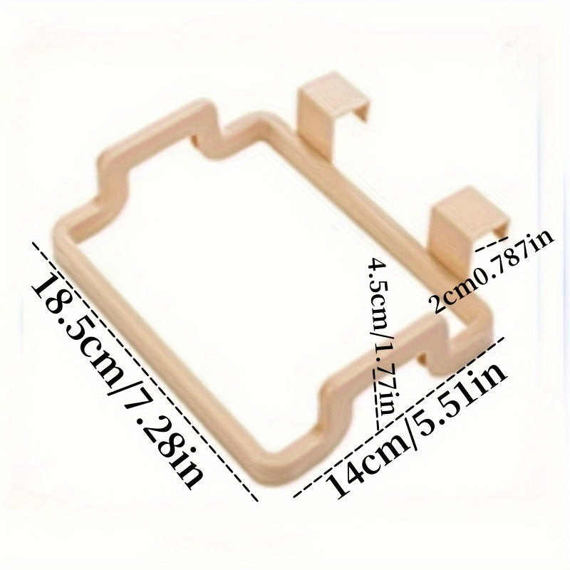 Hangable Cabinet Door Trash Rack Door Back Trash Bag Organizer Plastic Bag Rack