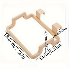 Hangable Cabinet Door Trash Rack Door Back Trash Bag Organizer Plastic Bag Rack