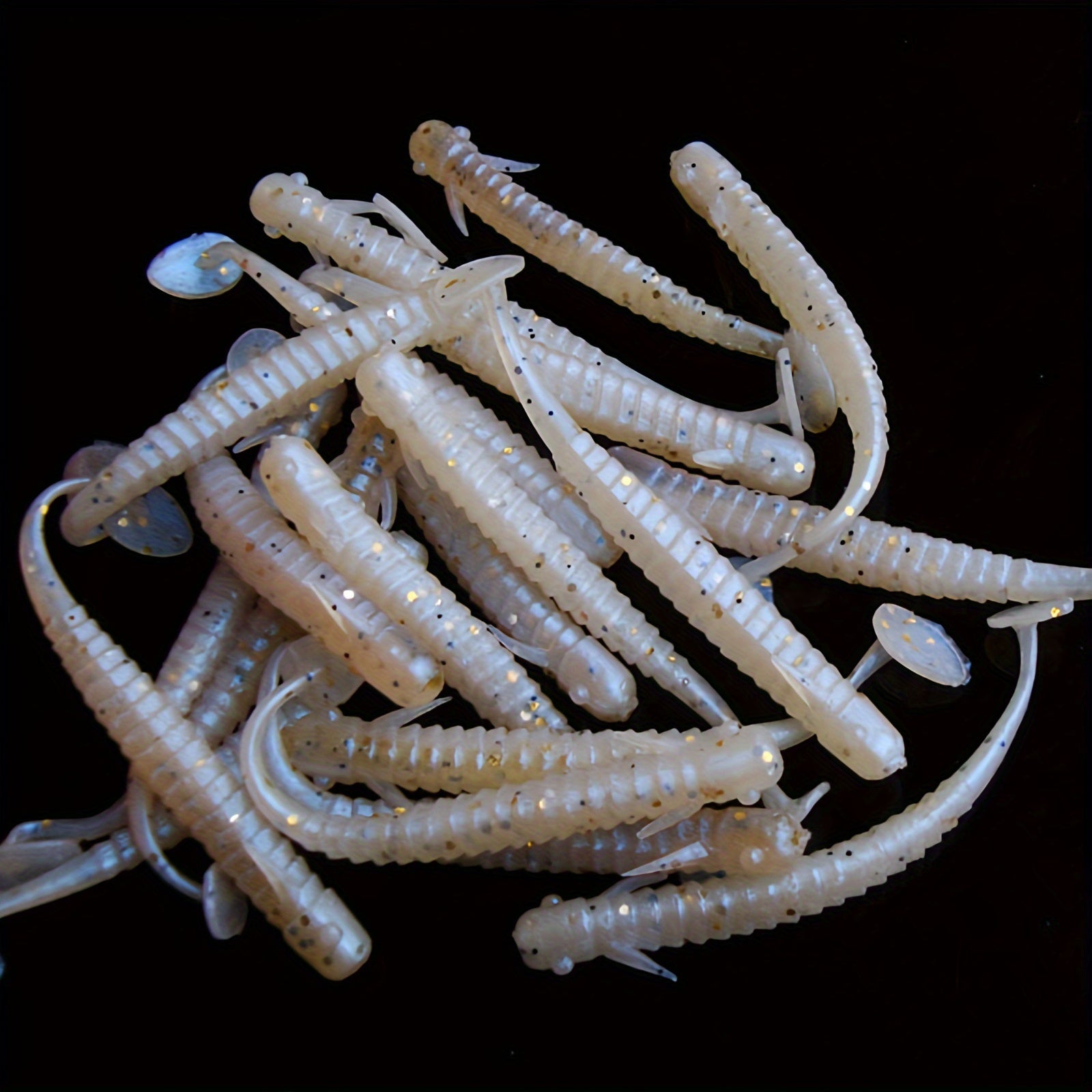 8pcs Paddle Tail Soft Lure Swimbait Fishing Freshwater Saltwater