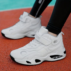 Kid's High Top Basketball Shoes Air Cushion Non Slip Sneakers