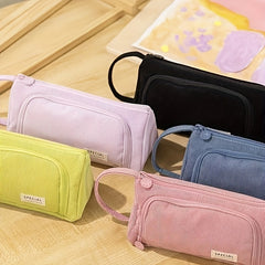 Canvas Pencil Bag for Middle School Students