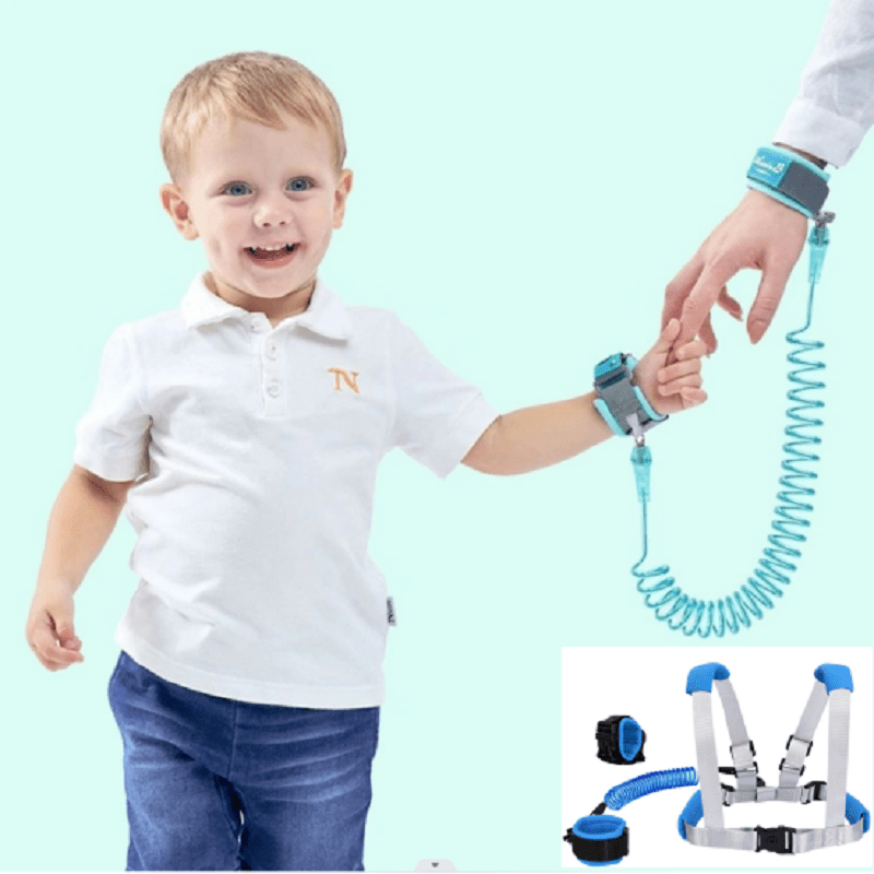 2 in 1 Toddler Leash Anti Lost Wrist Link - Child Safety Harness