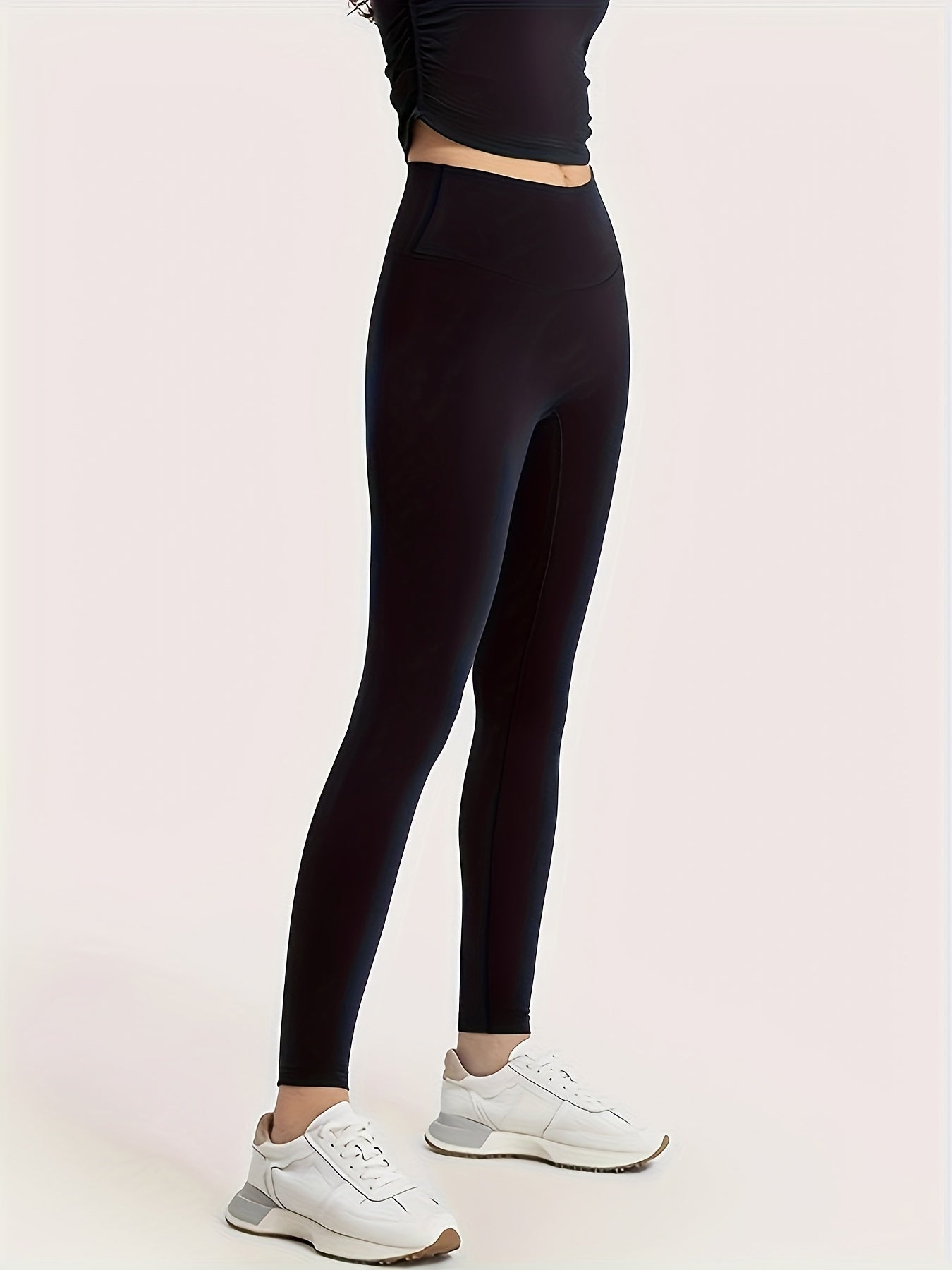 Fleece Lined Workout Pants Stretch Leggings Women's Activewear