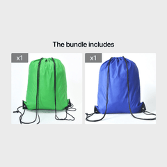Portable Sports Gym Bag Nylon Drawstring Bags Riding Backpack