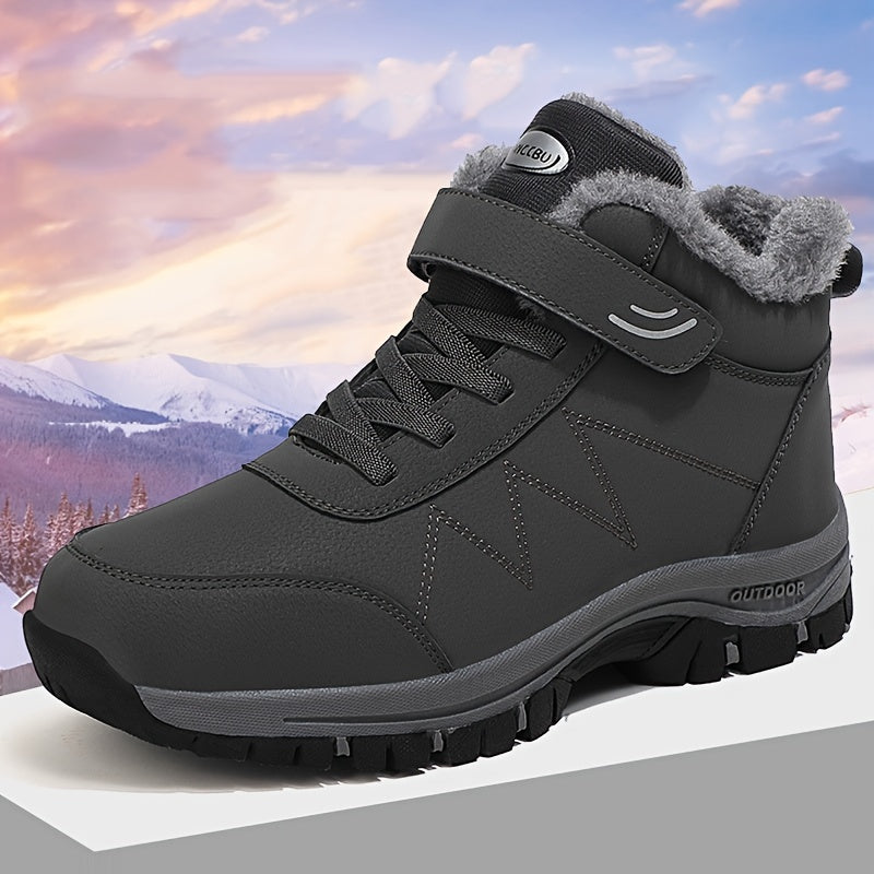 Men's Snow Boots Warm Fleece Outdoor Hiking