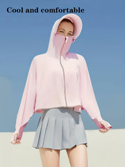 Women's Sun Protection Jacket for Fishing Cycling Driving