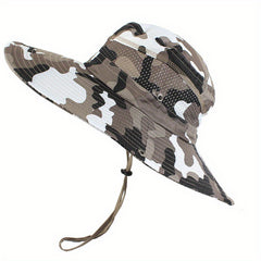 Floral Sun Hat Wide Brim Fishing Sunscreen Hat