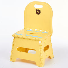 Thickened Folding Stool Backrest Portable Small Stool For Outdoor Activities