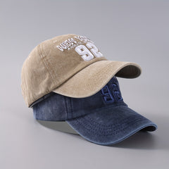 Men's Outdoor Baseball Cap Embroidered Letter Sport Peaked Hat