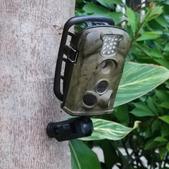 Trail Camera Mount 360 Degrees Rotating Tree Holder Screw Mounting Bracket