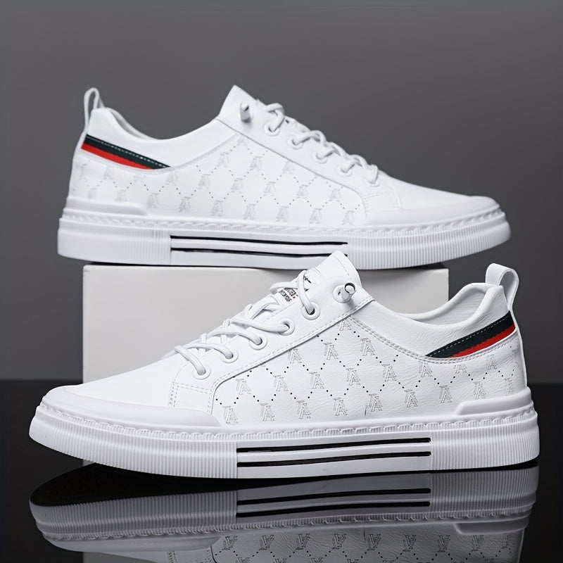 Men's Lightweight Lace-Up Skate Sneakers