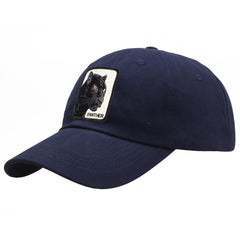 Hip Hop Leopard Embroidered Duck Cap Baseball Cap