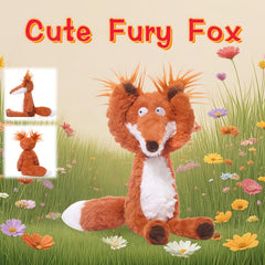 JIAJCHUF Fox Stuffed Animal Plush Toy with Expressive Eyes & Fluffy Ears