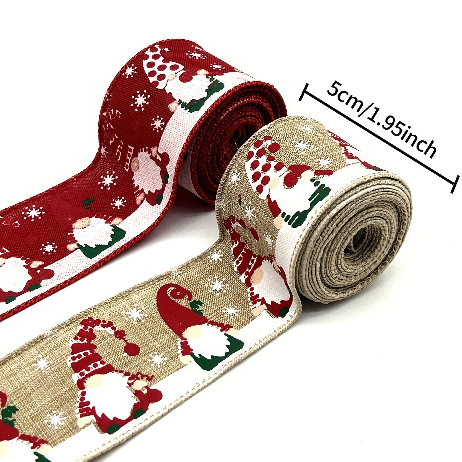 4.57m Christmas Ribbon Little Doll Ribbon No Face Doll Ribbon