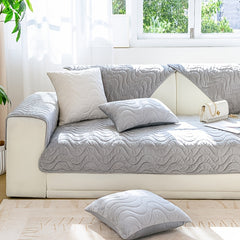 Plush Sofa Slipcover Warm Soft Couch Cover Furniture Protector