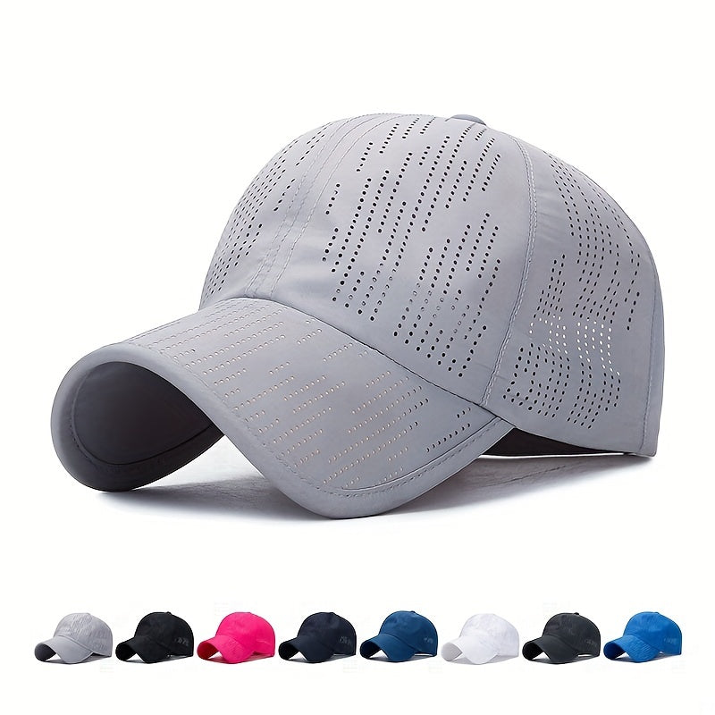 Unisex Quick Drying Laser Hole Outdoor Hat