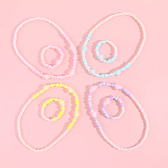 Youth Star Beads Necklace Set for Girls