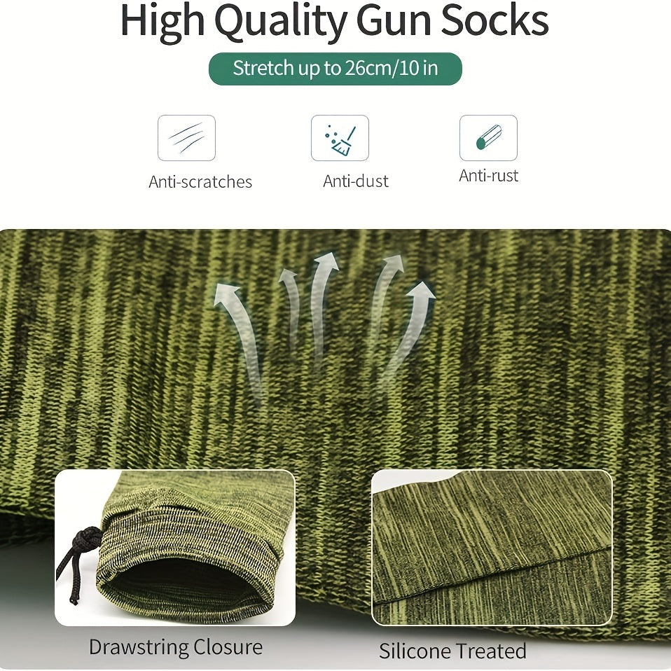 Gun Sock Cleaning Set with Double Ended Brush