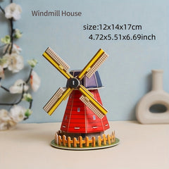 DIY 3D Paper Puzzle Model for Kids / Early Education Toy
