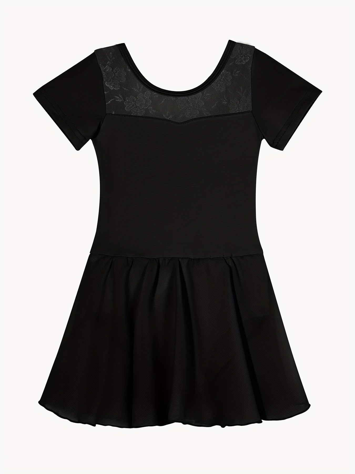 Girl's Ballet Dance Dress Athletic Cotton Stretch Short