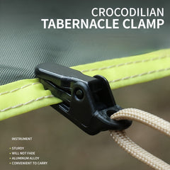 Crocodile Clip Camping Tent Windproof Fixed Clamp