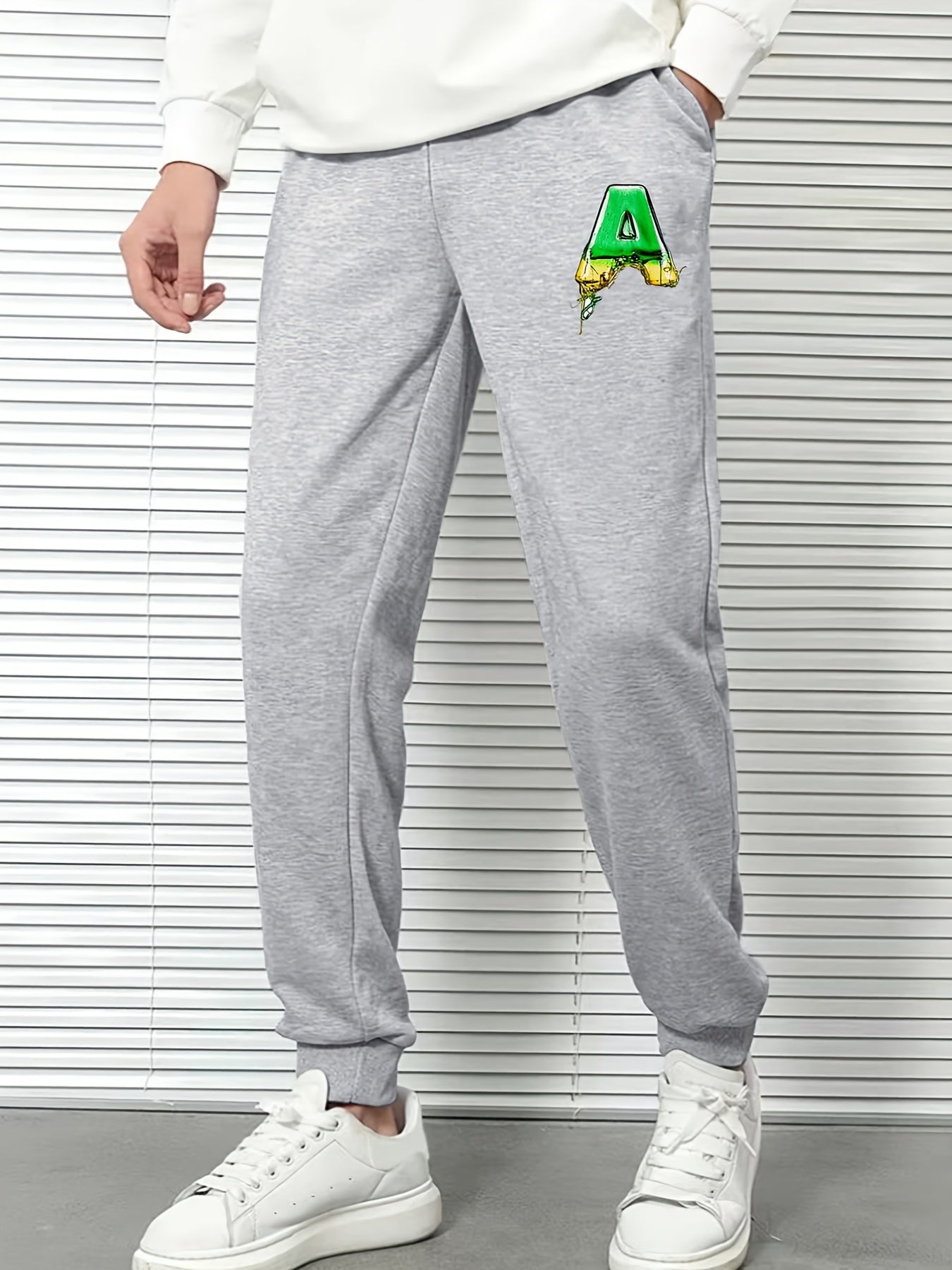 Men's Casual Cartoon Print Jogger Pants