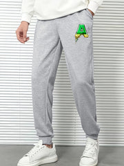Men's Casual Cartoon Print Jogger Pants