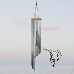 Outdoor Wind Chimes Aluminum Tubes Hanging Hooks