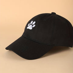 Paw Embroidery Baseball Cap Adjustable Dad Hat Lightweight Sun Hat