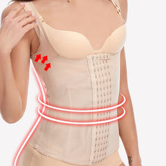Front Buckle Tank Top Waist Trainer Tummy Control Slimmer