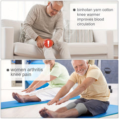 2pcs Warm Knee Pads Sports Outdoor Yoga Knee Pads