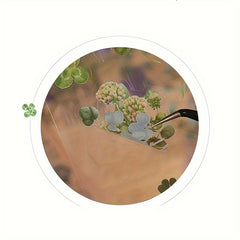 6 Sheets Vintage Plant Flower PVC Sticker Labels for DIY Scrapbooking