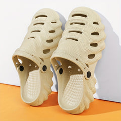 Men's Lightweight Slip-On Platform Clogs - Outdoor Sandals