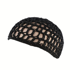 Mesh Crochet Hair Net Woven Hair Cap Bonnet Night Cap Sleep Cap For Women