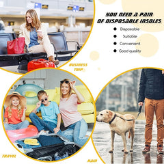 10 Pairs Thin Disposable Shoe Inserts for Men Women Hiking