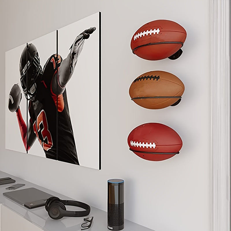 Wall Mounted Ball Rack Rugby Rack Ball Sports Supplies