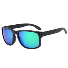 Multicolor Polarized Men's Sunglasses with Zipper Case