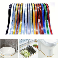 6M Self Adhesive Ceramic Tile Gap Tape Kitchen Bathroom Waterproof Seam Tape