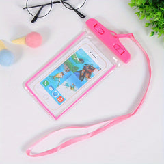 Waterproof Phone Pouch for Water Sports - Transparent PVC Sealed Case