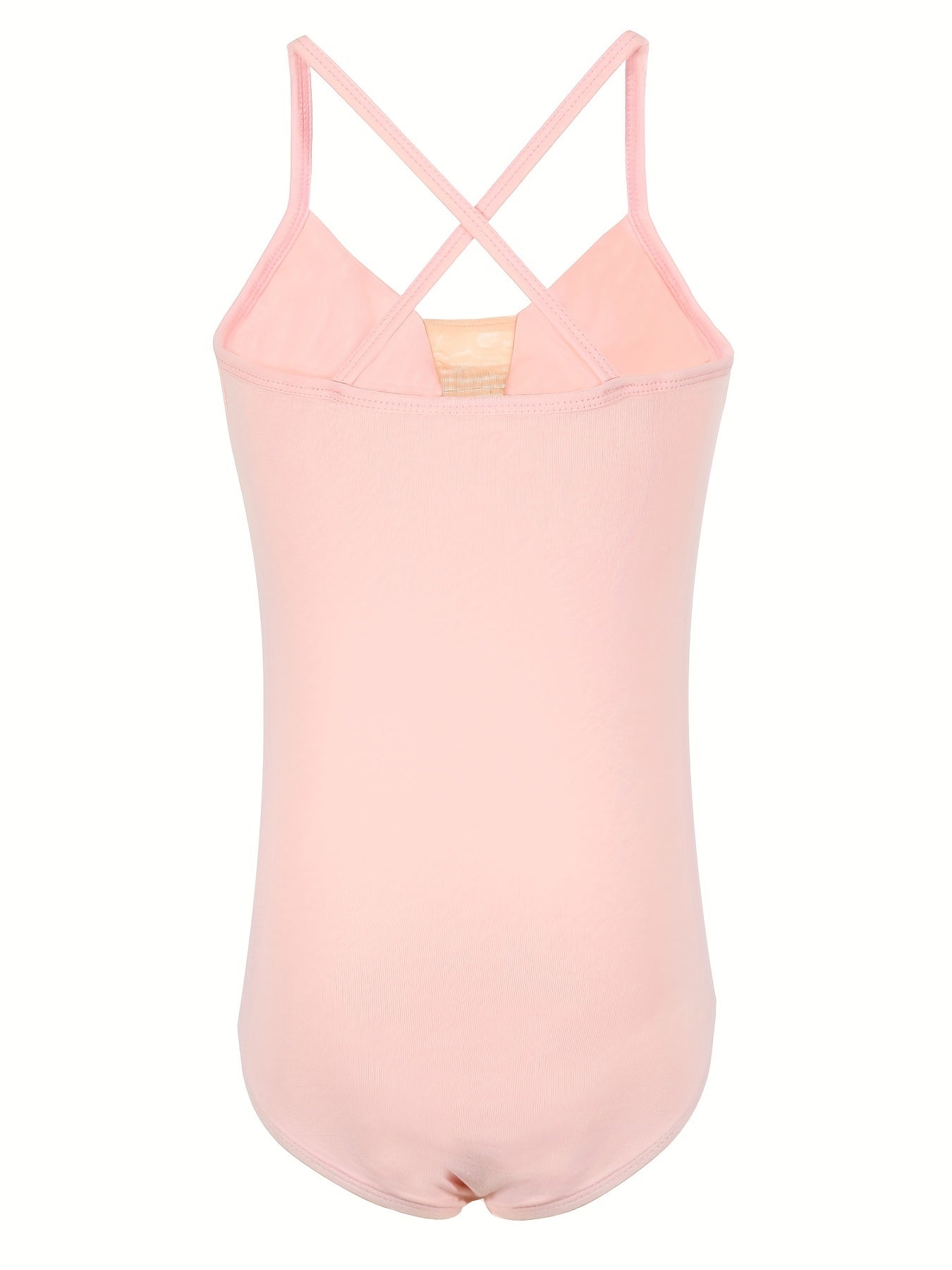 Cross Back V Neck Girls Dance Dress Ballet Gymnastics Leotard