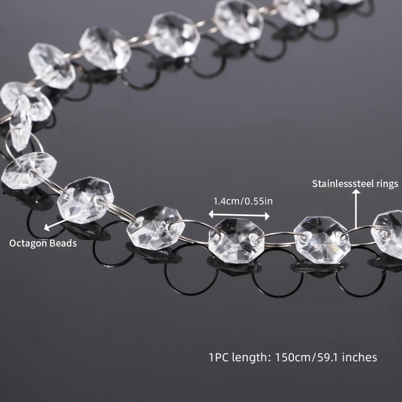 2pcs Acrylic Pendant for Tree Decorations Chandelier Beads