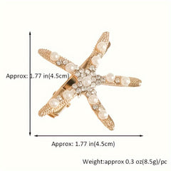 Vintage Faux Pearl Hairpin Hair Clip