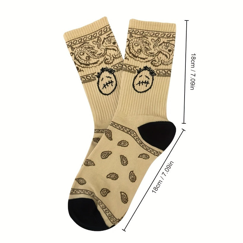 Hip hop Cotton Sweat-absorbent Short Socks For Men And Women