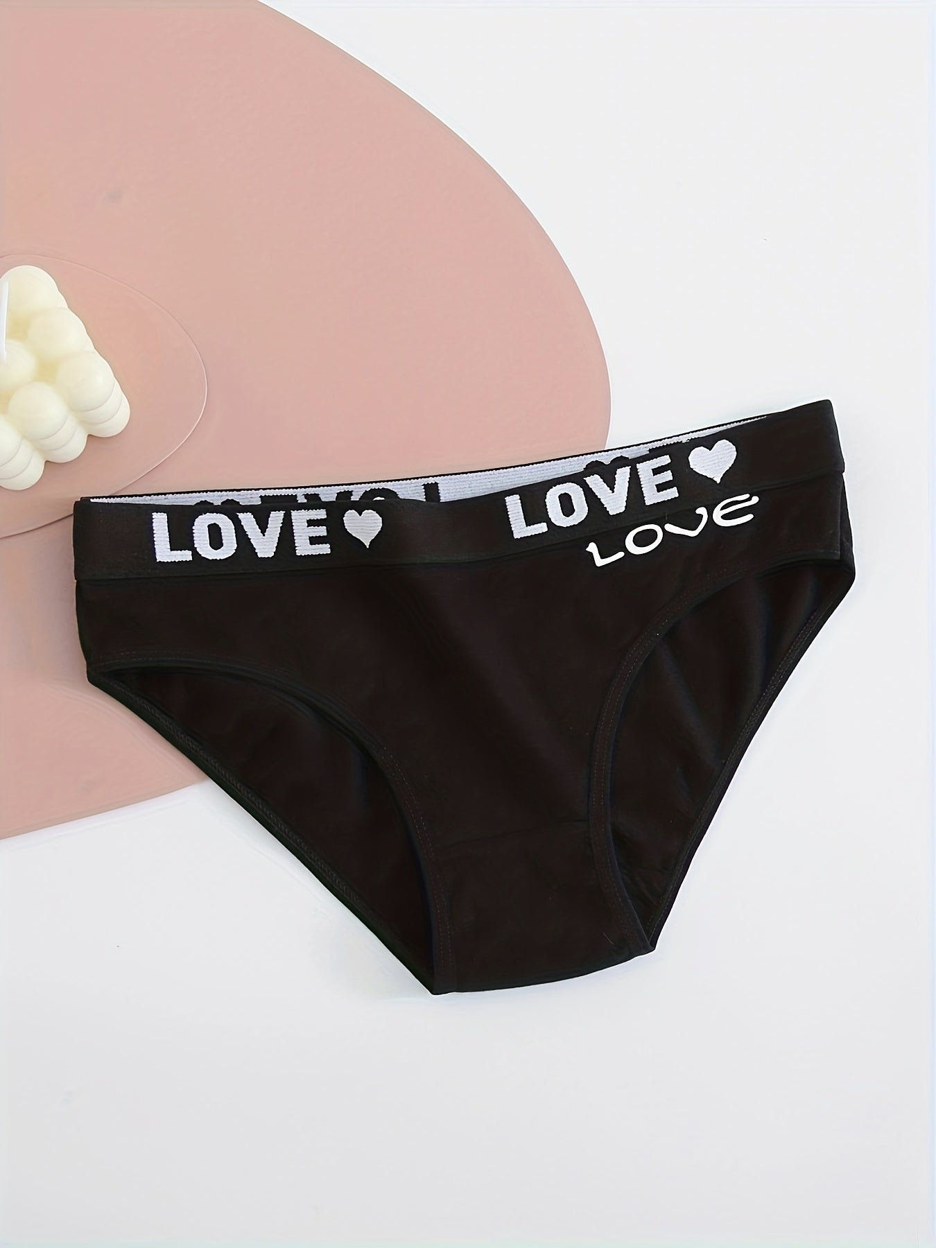10pcs Letter Print Briefs Women's Lingerie & Underwear
