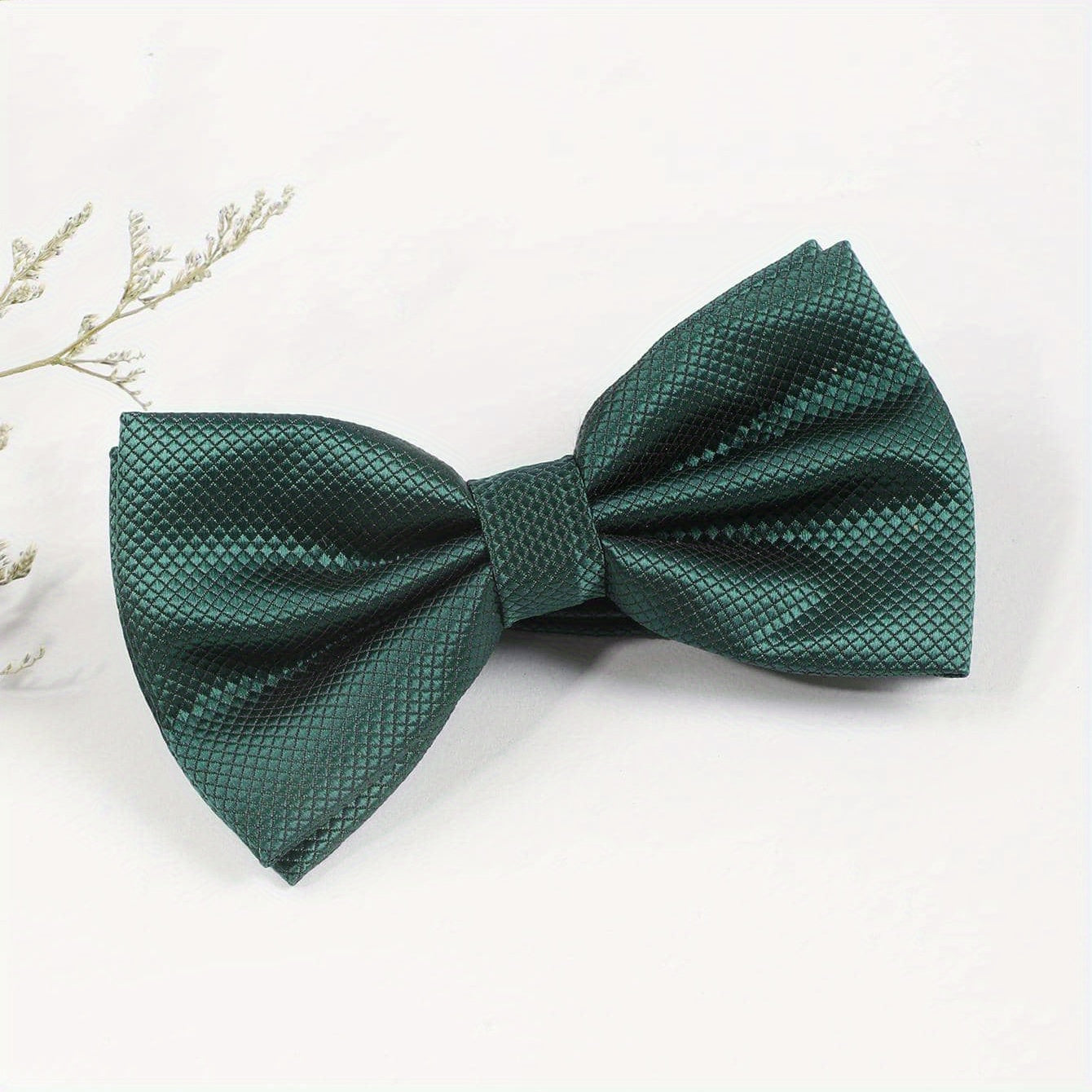 Casual Small Checkered Bow Tie for Men