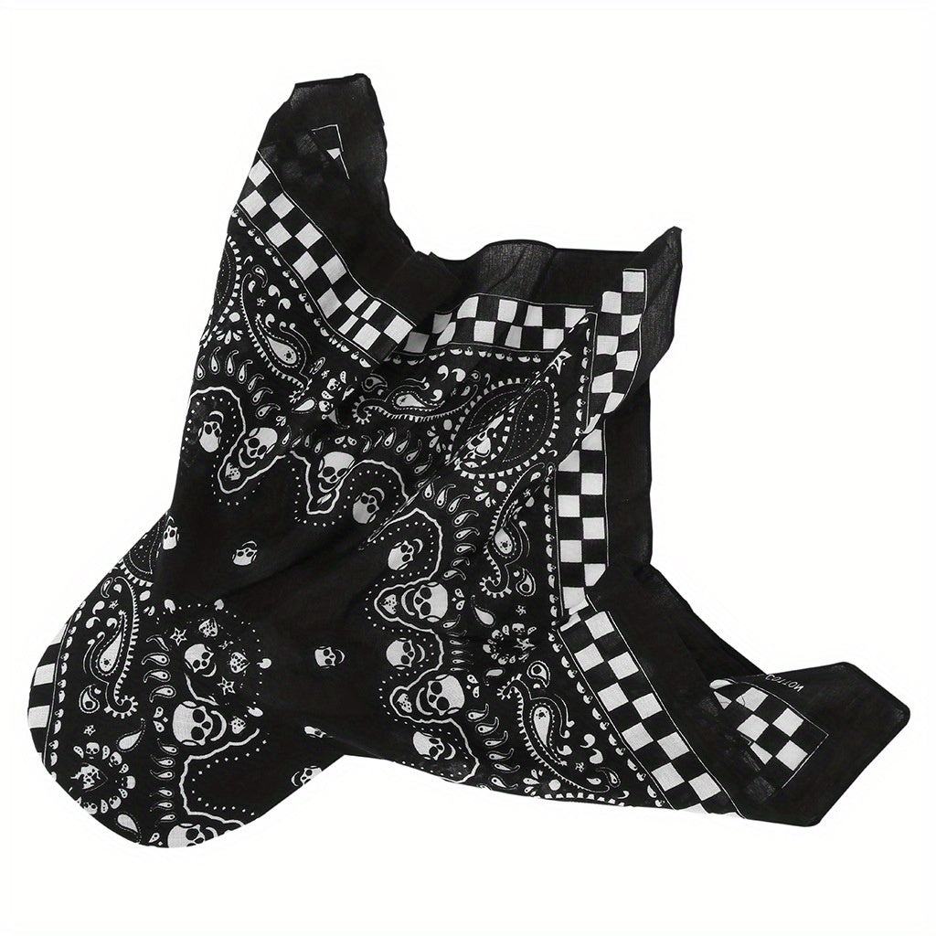 Flame Pattern Turban Cap Independence Flag Print