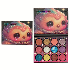 Anime Cosplay Eyeshadow Palette, 12 Matte & Shimmer Shades