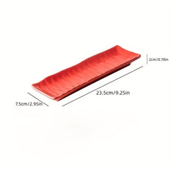 2pcs Porcelain Sushi Plates 23 9 25in Ceramic Restaurant Household Sushi Plate